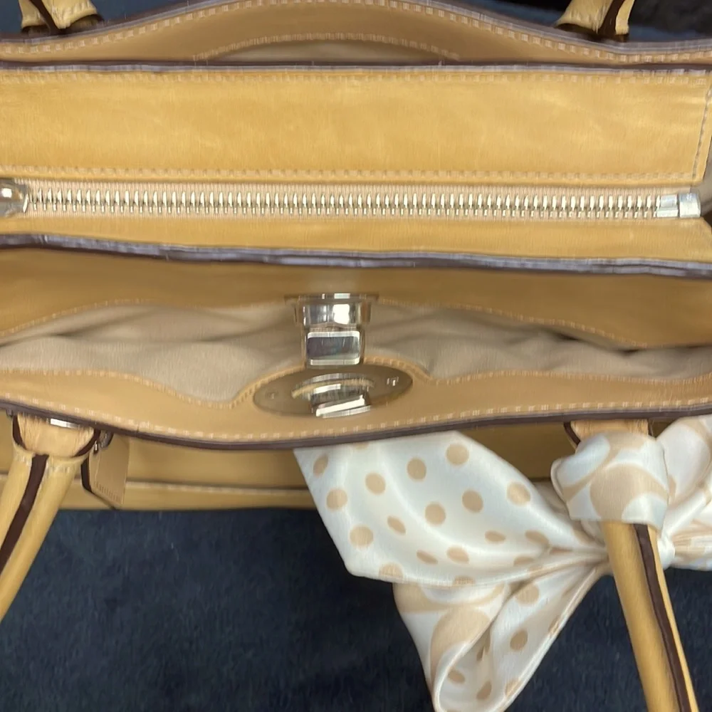 Coach F13675 Buckskin Satchel - Picture 11 of 16